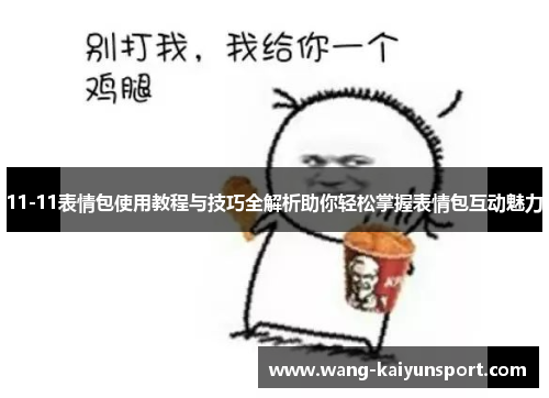 11-11表情包使用教程与技巧全解析助你轻松掌握表情包互动魅力