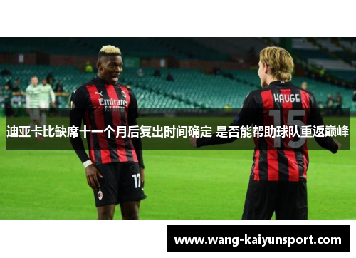 迪亚卡比缺席十一个月后复出时间确定 是否能帮助球队重返巅峰
